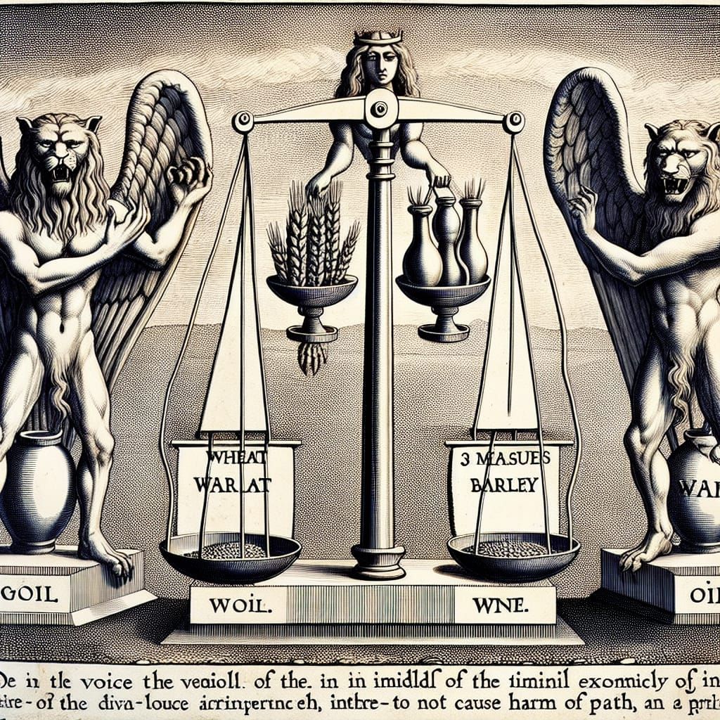 Symbolic Scene: Ancient Economic Principles Interpreted