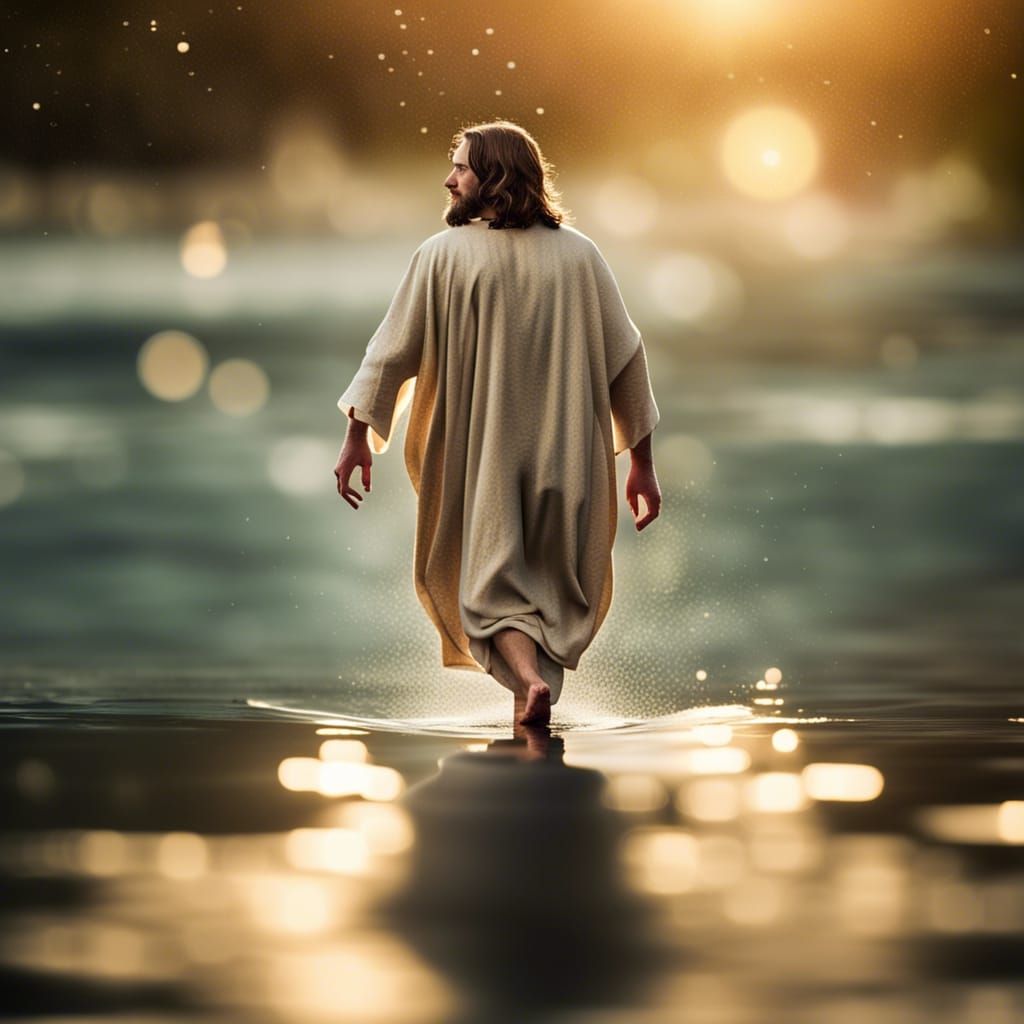Jesus Walks on Water: A Photographic Depiction