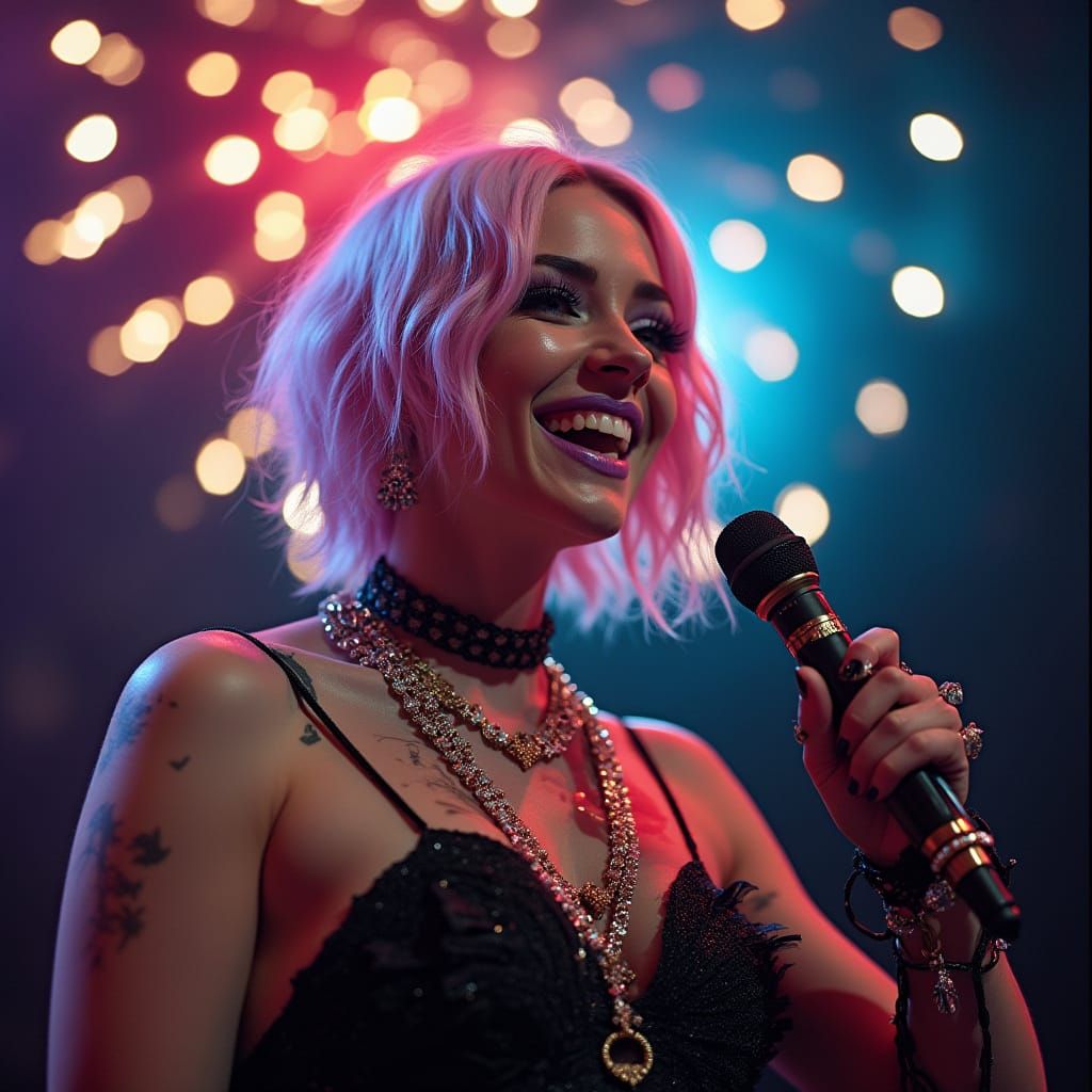 Gothic Punk Rockstar Shines in Spotlight