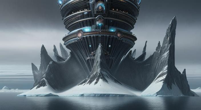 Antarctica's Greatest Mystery: Epic Digital Matte Painting