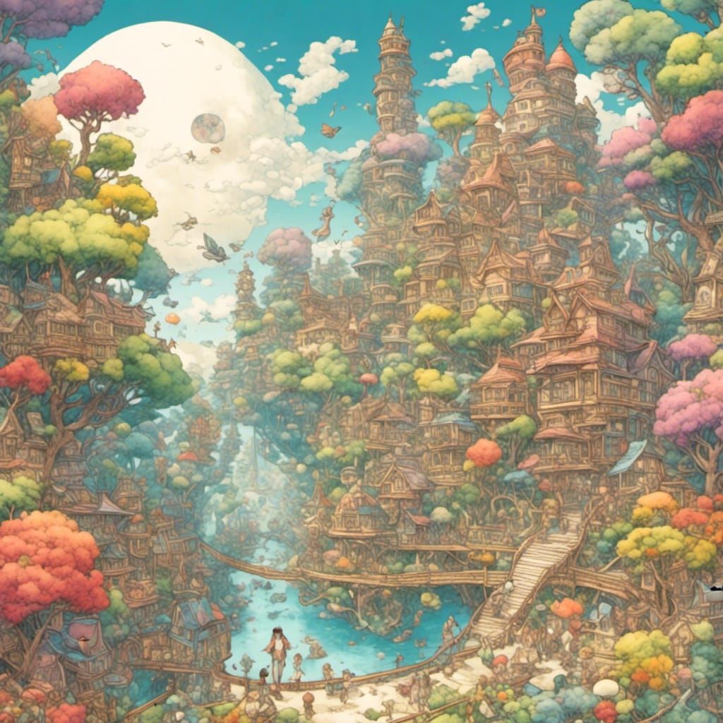 Endless Wonderland: Anime Key Visual Art