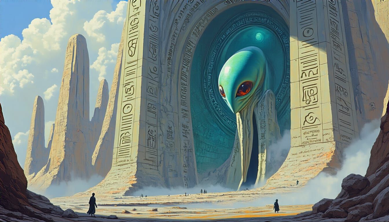 Alien Inscriptions on Monumental Architecture