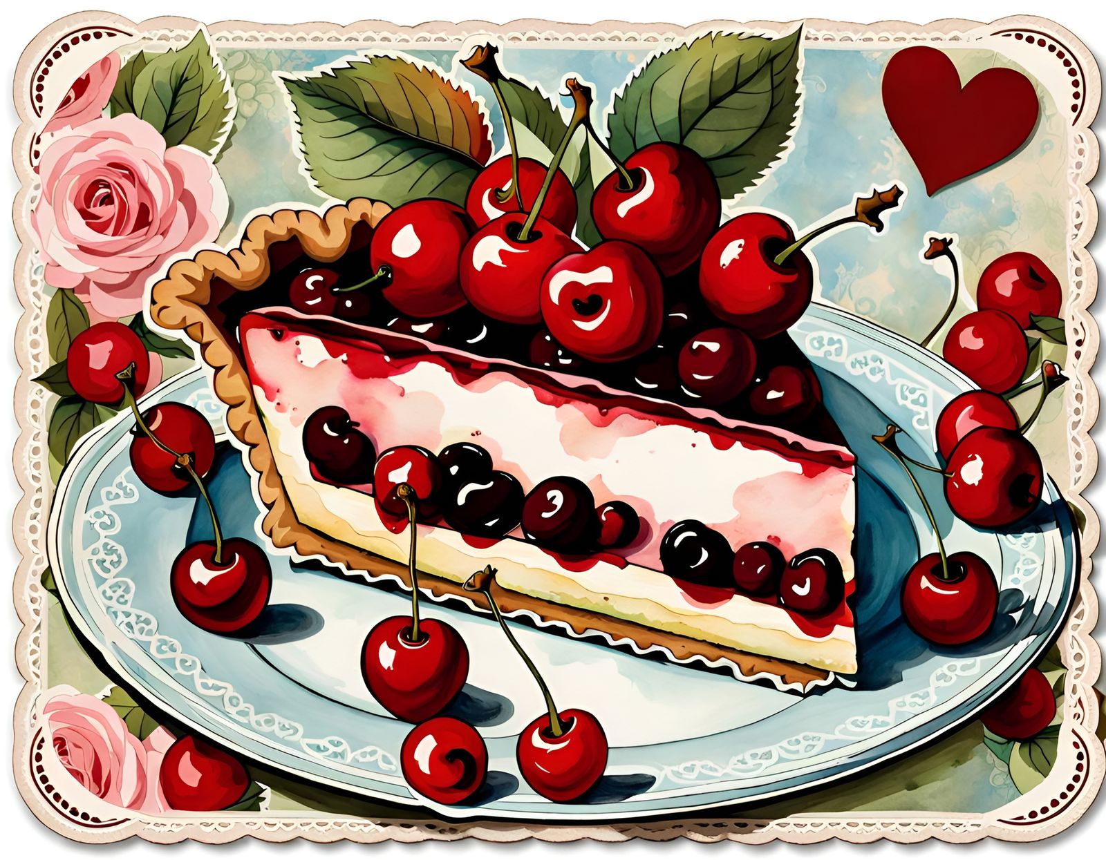 Scrapbook Cherry Pie