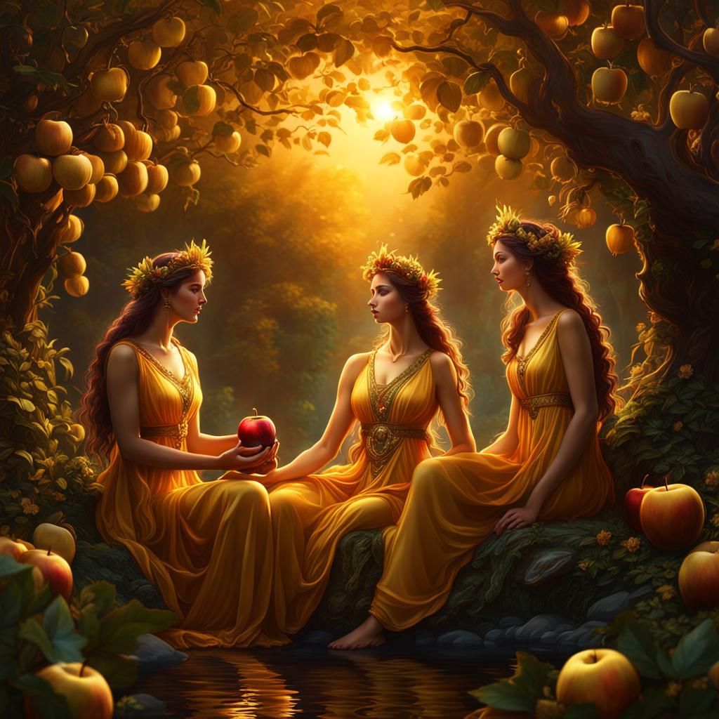 Hesperides: Goddesses of the Golden Sunset Light