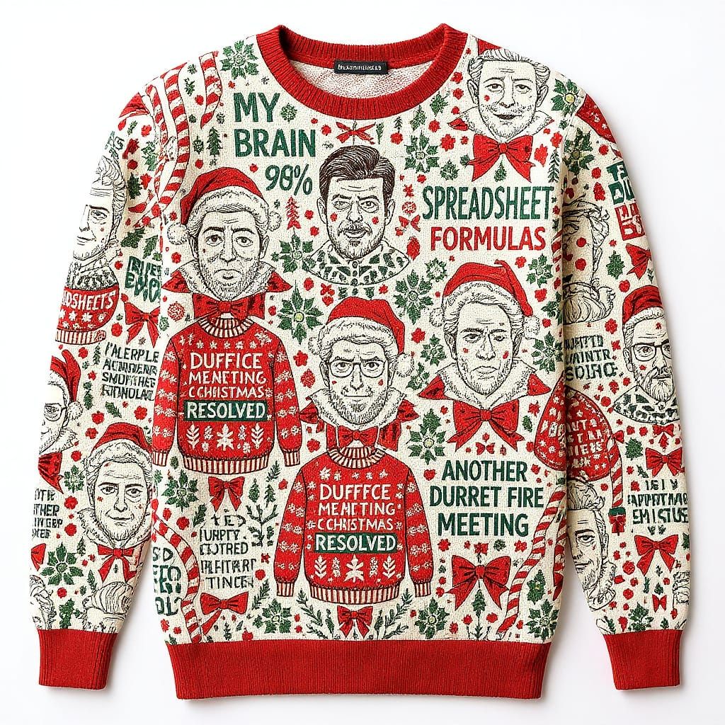 Sarcastic Office Christmas Sweater Designs