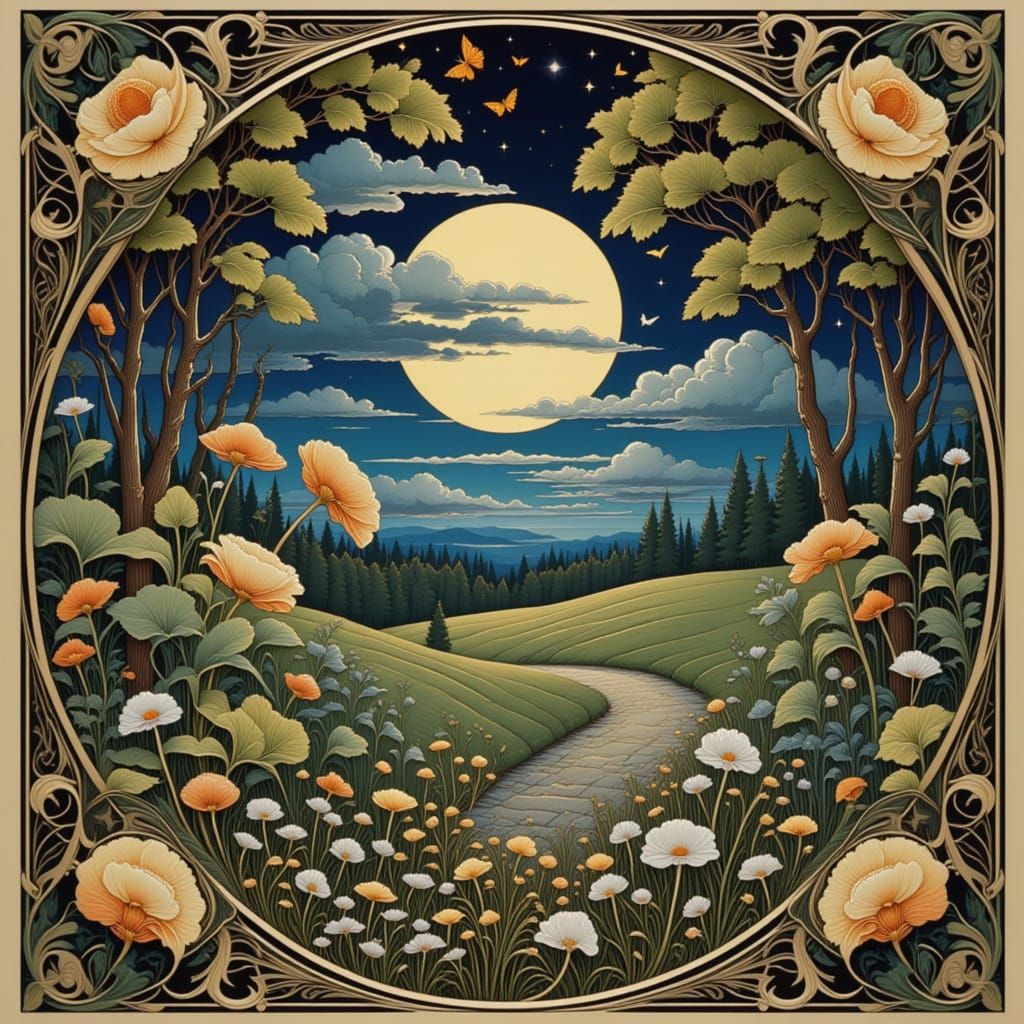 Surreal Whispers in the Evening Hush