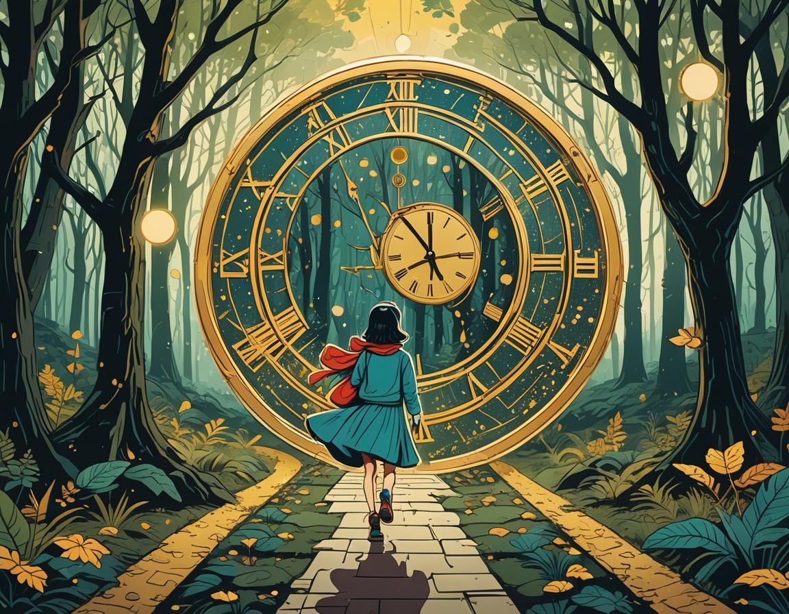 Mystery of Time Portal In The Deep Forest