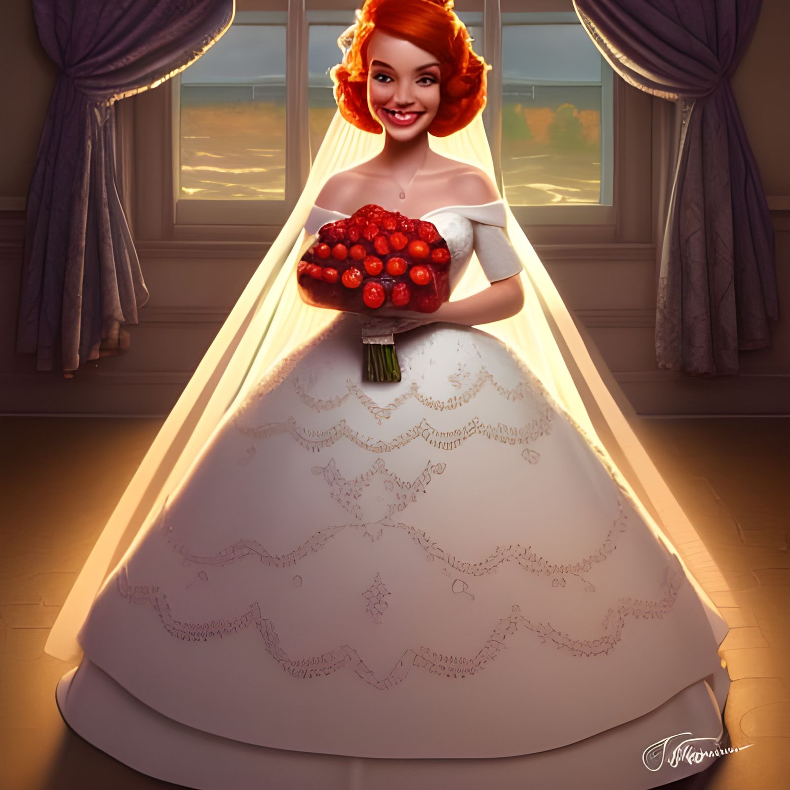 Apple Bridal Boquet 🍎