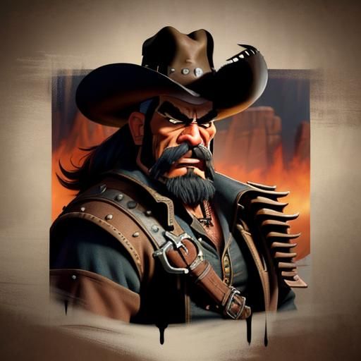 Steampunk Yosemite Sam: Meanest Hombre in the West