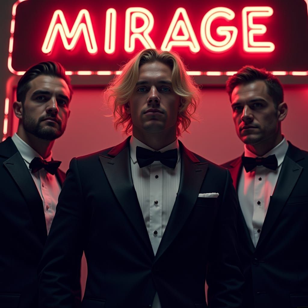 Neon Noir: British Man Confronts Burlesque Bodyguards