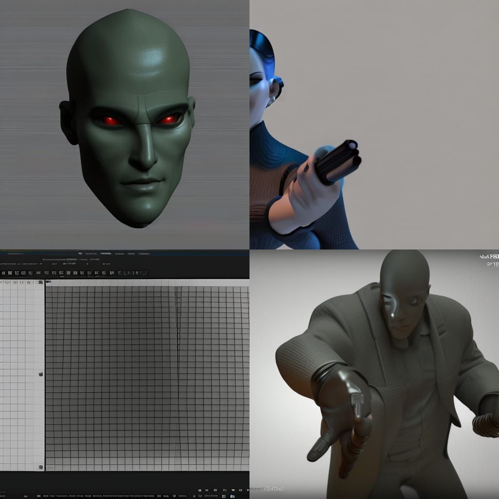Matrix-Inspired 3D Rendering with Deep Shadows