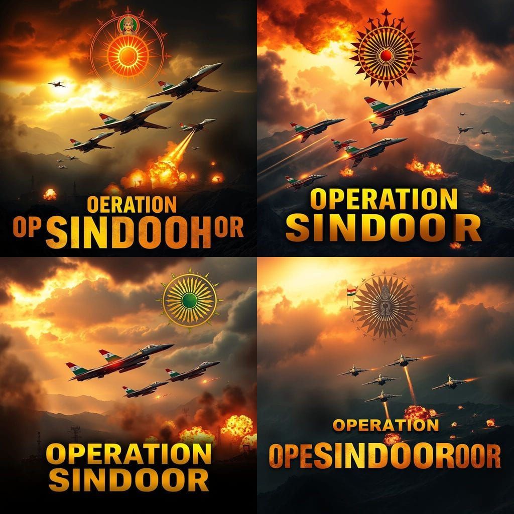 Operation Sindoor: Indian Air Force Jets Soar Under Blazing ...