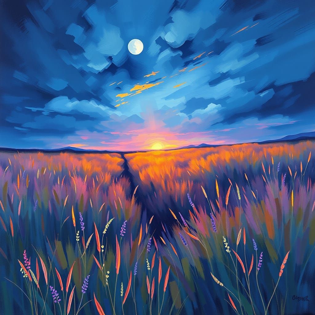 Meadow Just Before Dawn