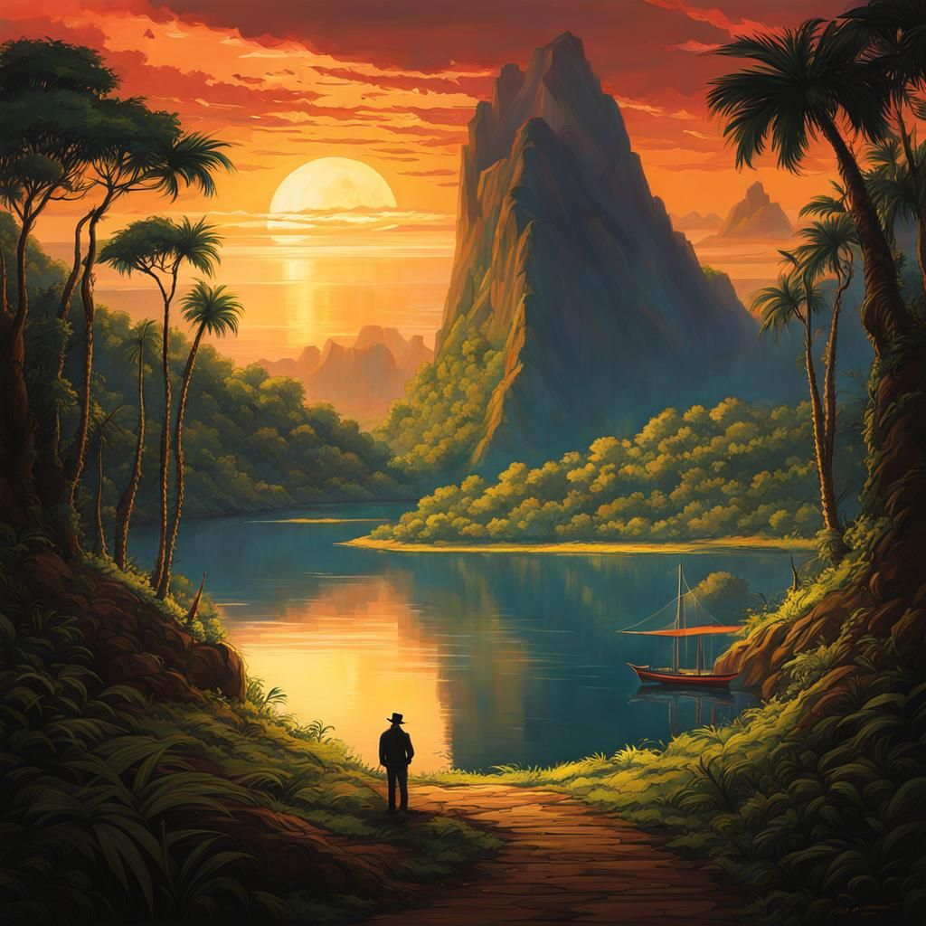 Maritime Scene in Jacinto Style