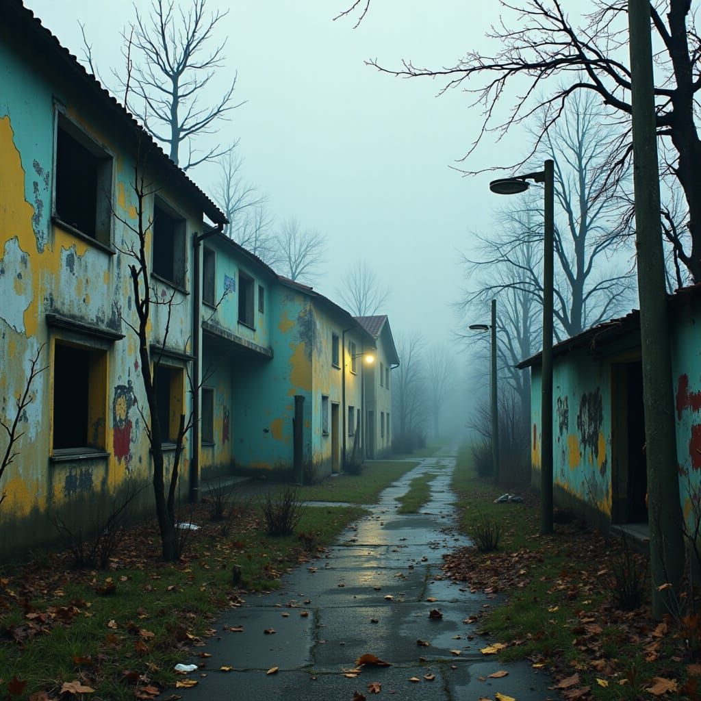 Hauntingly Beautiful Abandoned Buildings in Dystopian Landsc...