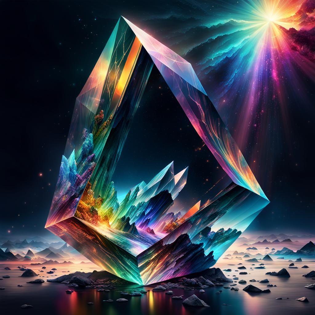 Spectra Crystal: A Digital Matte Painting