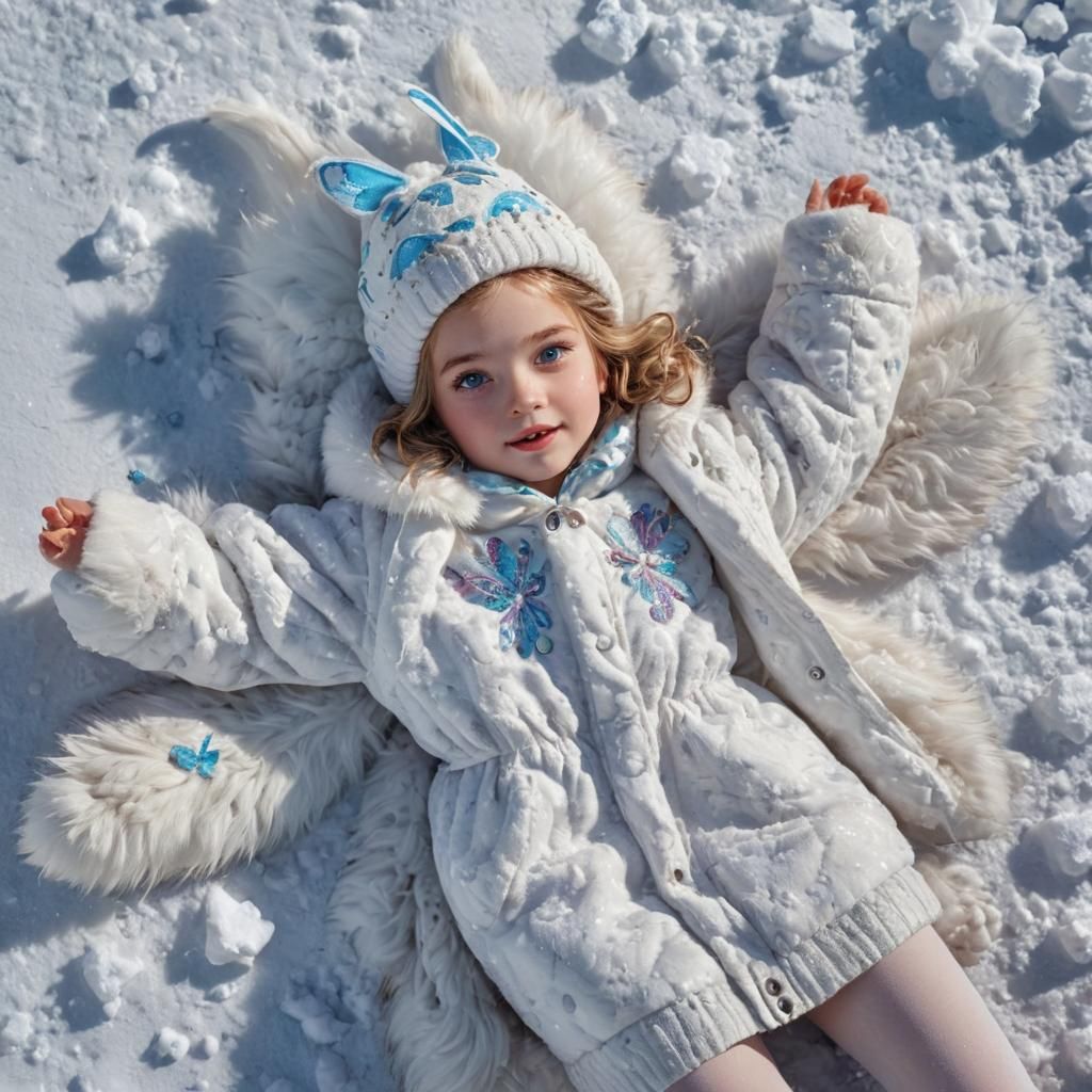 Girl in Snow: Winter Wonderland Concept Art