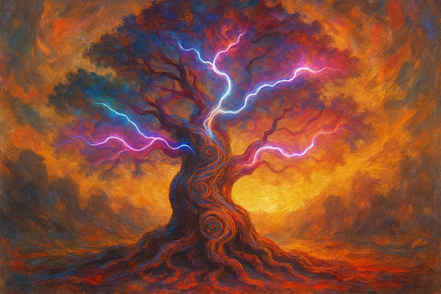 Enchanted Landscape in Dreamlike Impressionist Style