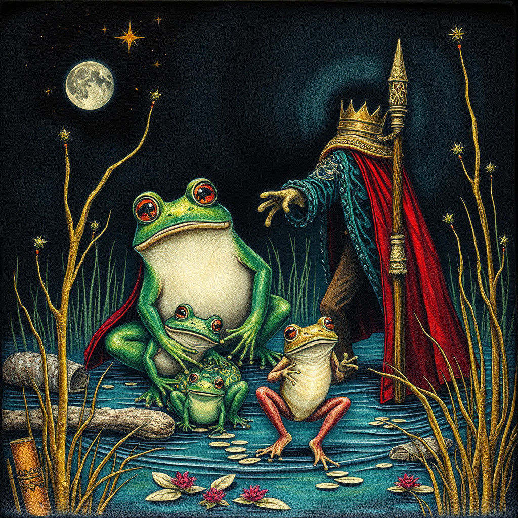 King's Return Celebrated by Marsh Creatures in 3D