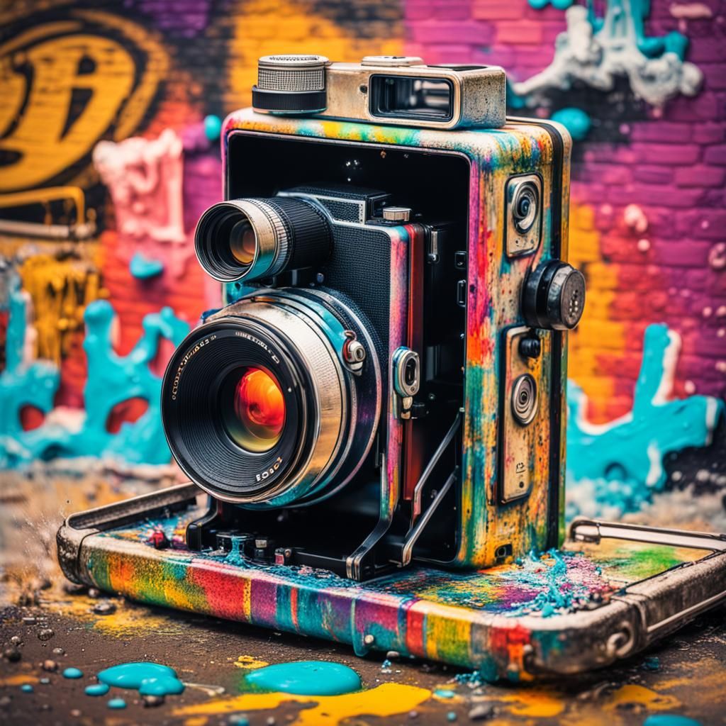 The First Smartphone Capturing a Digital Camera in Graffiti ...