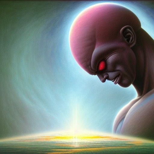 Celestial Hyperdetailed Illustration in Hyperrealism Style