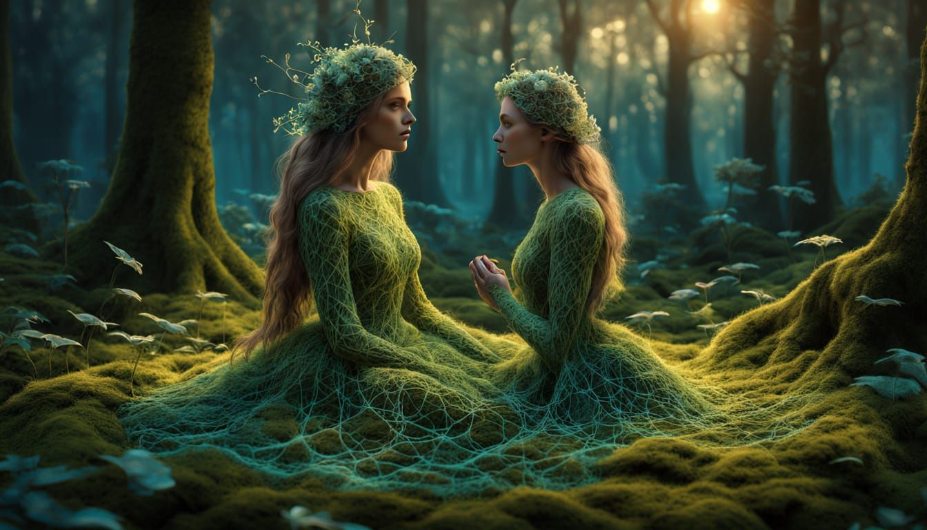 Ephemeral Land Art Sculpture: Nature and Feminine Form