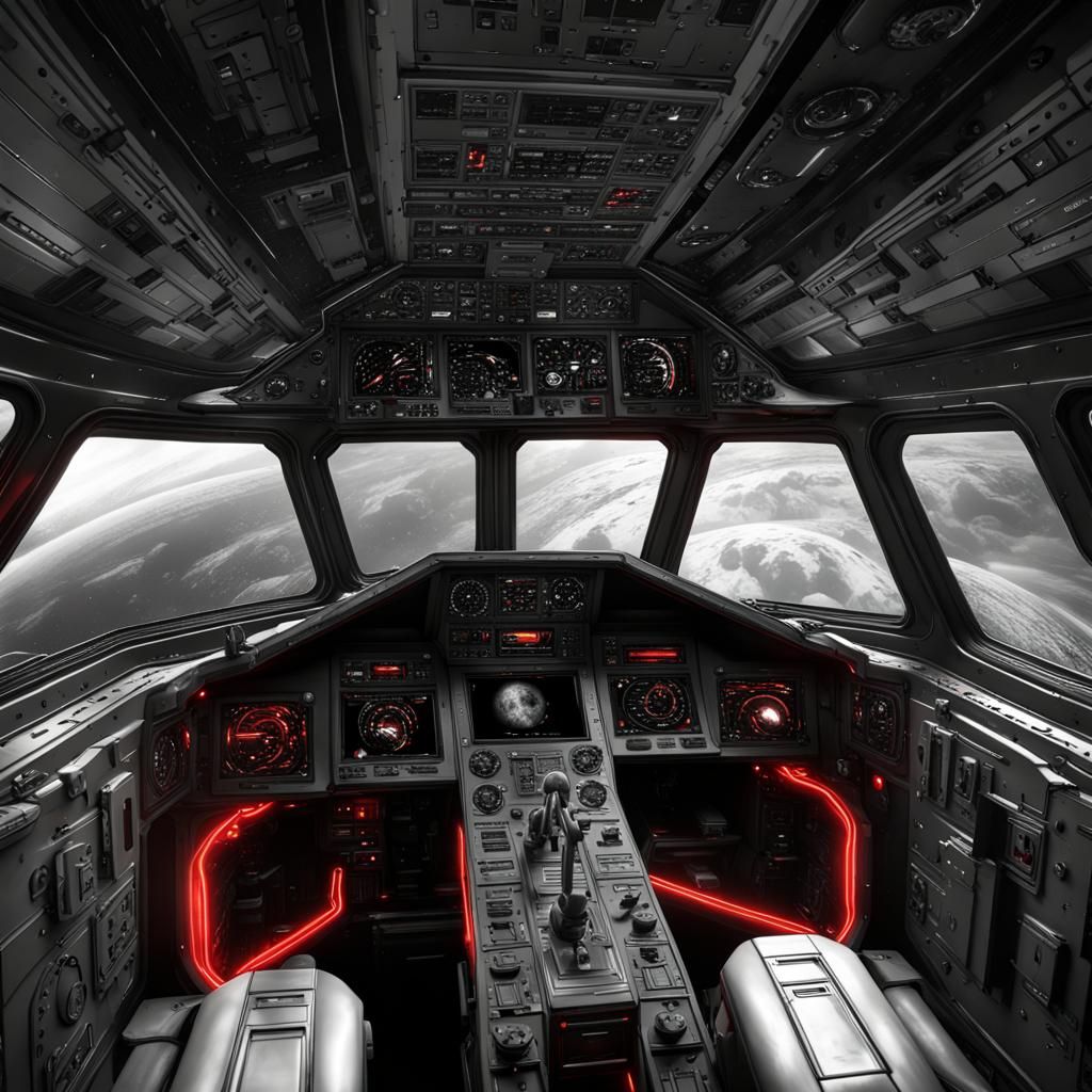 Hyperspace Cockpit View in High Detail