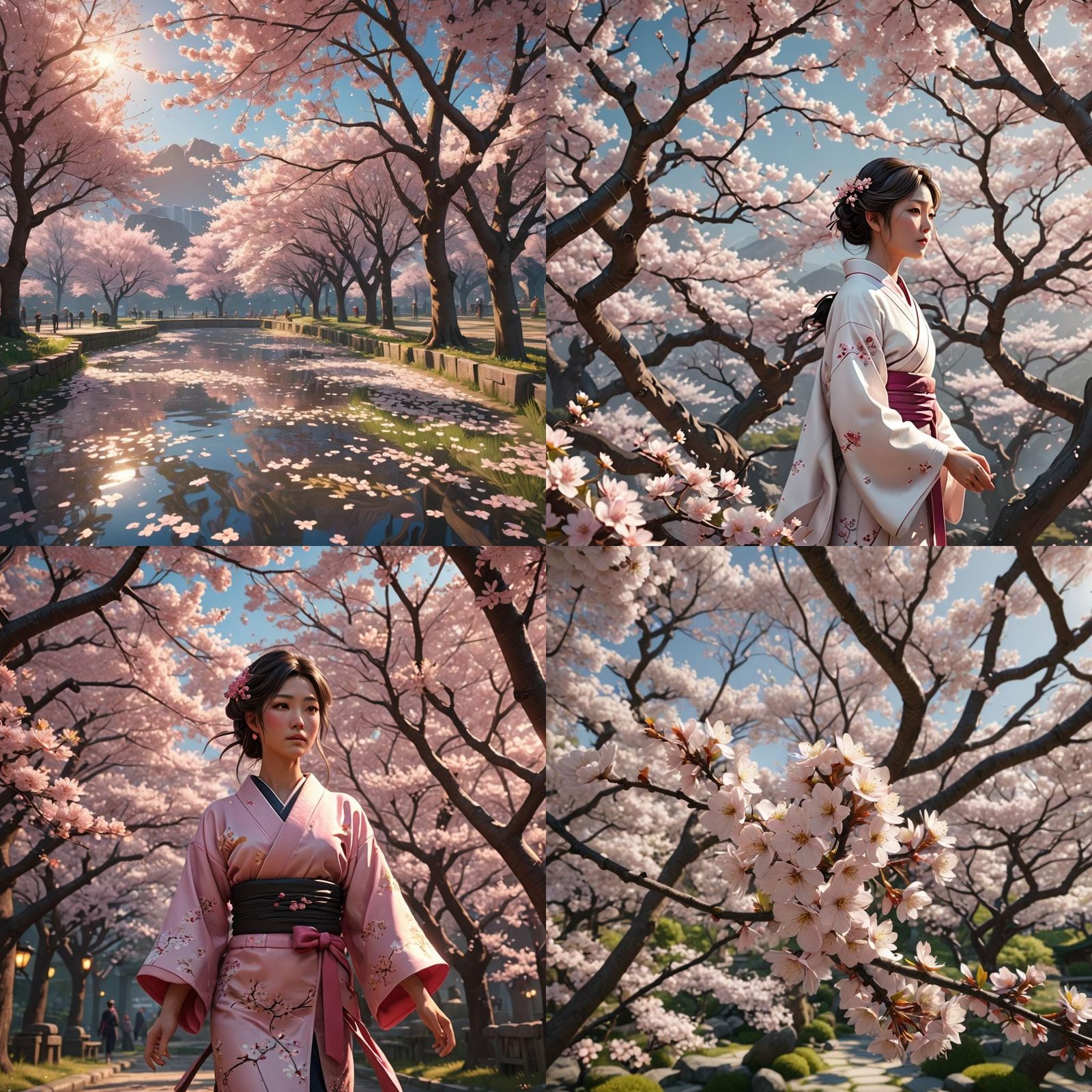 Cinematic Cherry Blossoms in 3D