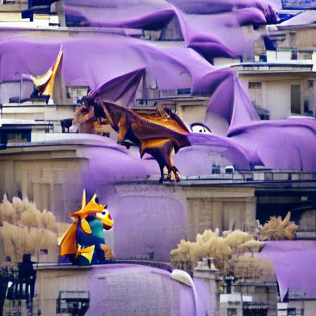 Spyro the Dragon Visits Paris