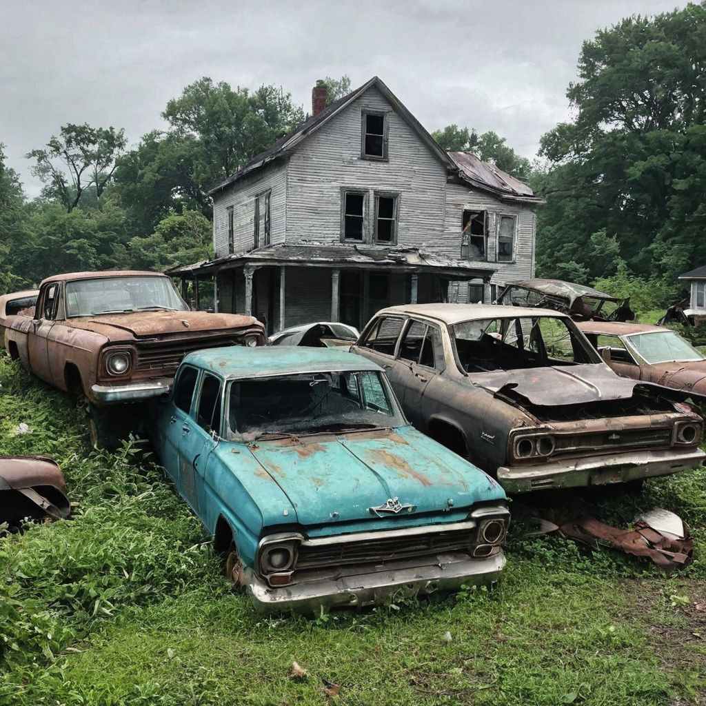 Gloomy West Virginia Valley on a Rainy Day