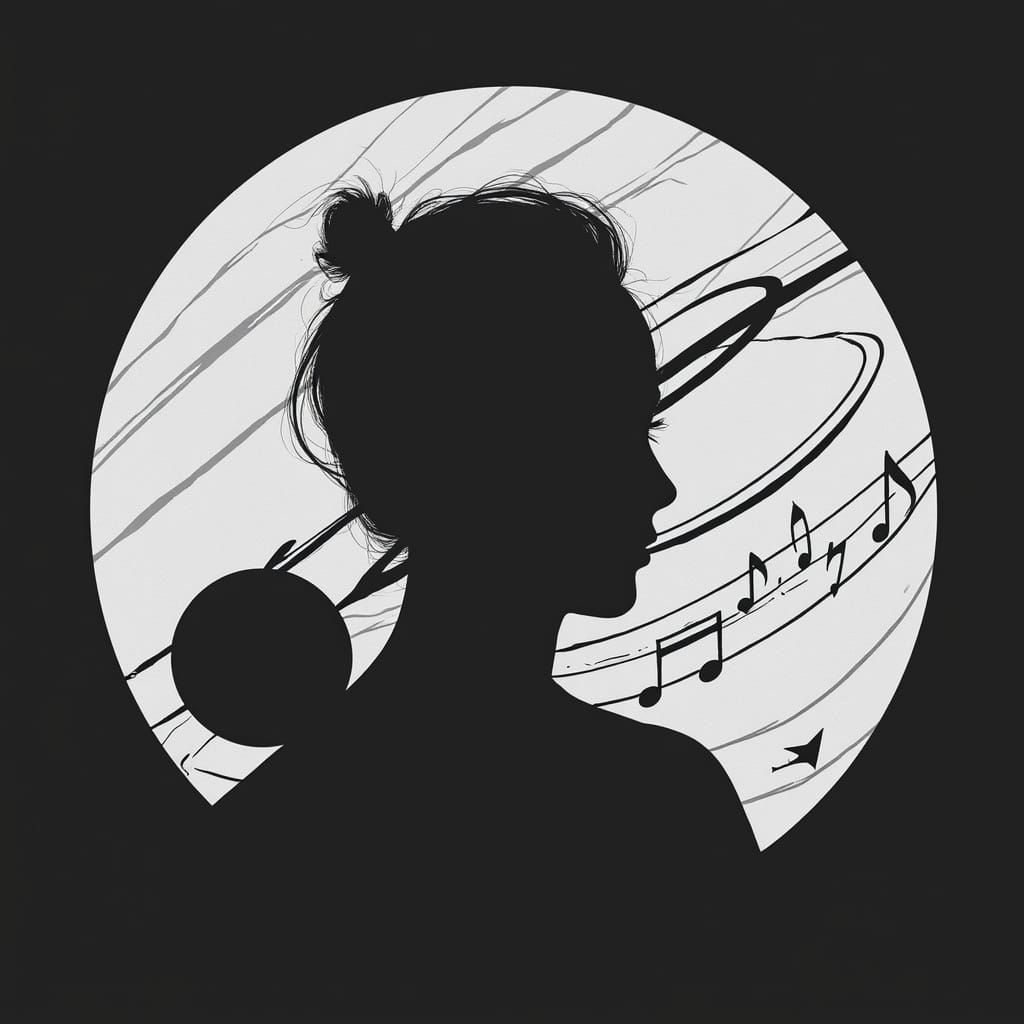 Planetary Music: Double Exposure in Circular Shadow