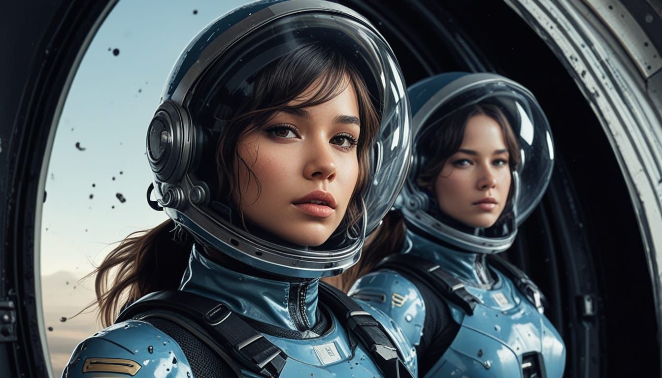 Zendaya Maree Stoermer Coleman & Jennifer Lawrence as spacew...
