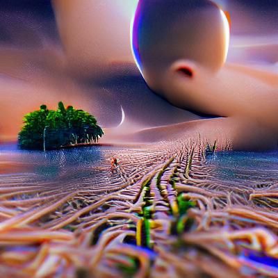 Surreal Dream Landscape in 8k HD