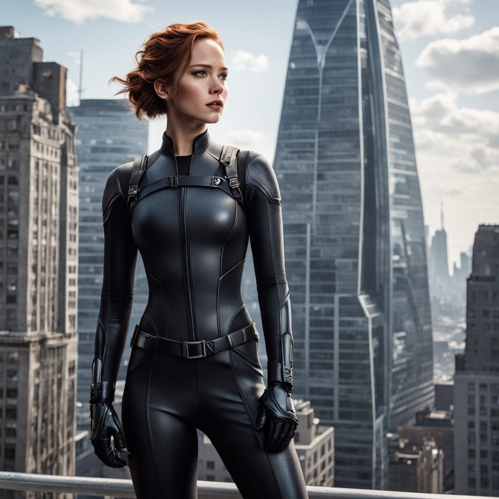 Jennifer Lawrence as Black Widow