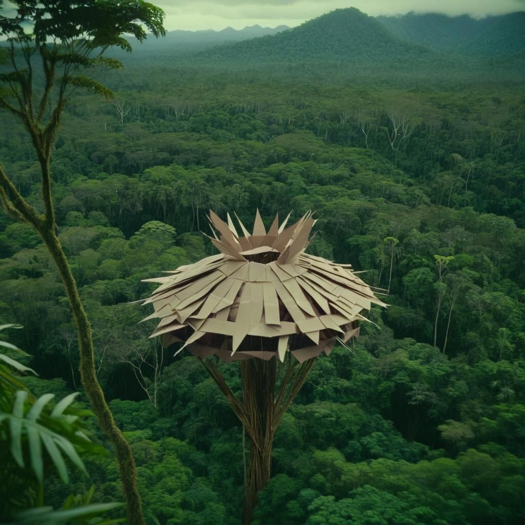 Indigenous Tribes Hidden in Rainforest Canopy