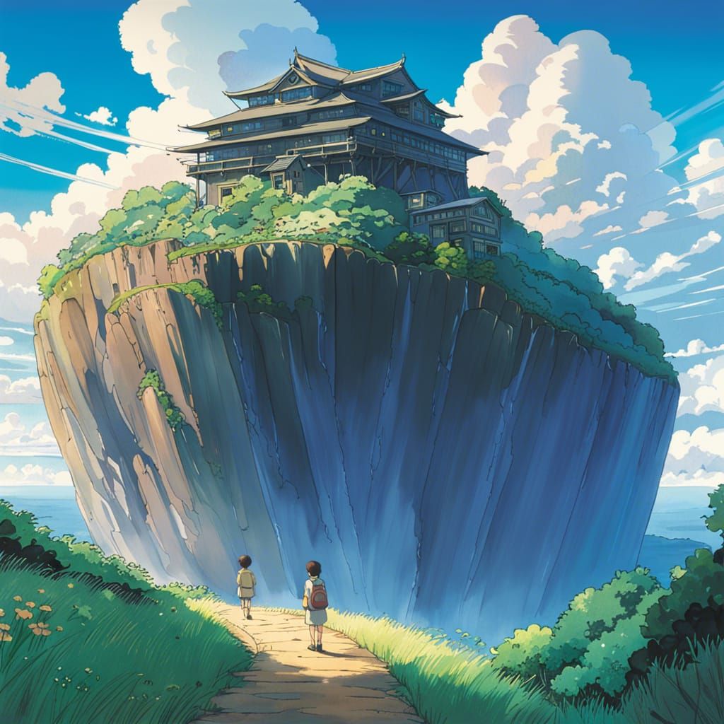 Floating Sky Rock: Anime Key Visual