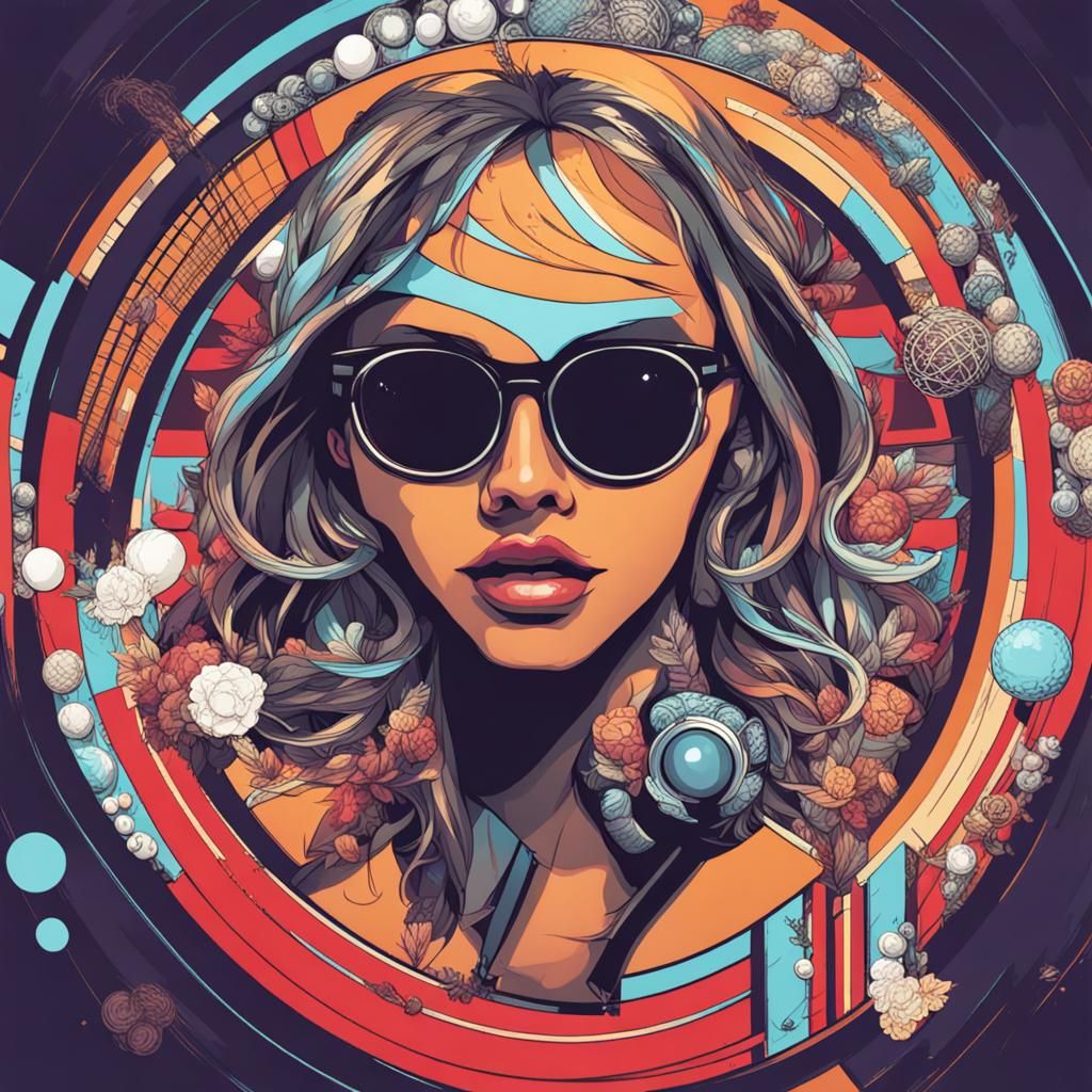 Abstract Coolness Generated by AI