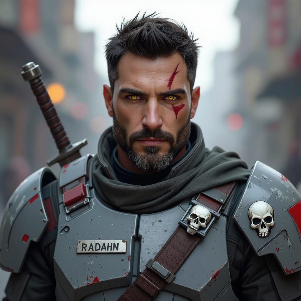 Star Wars DnD Soldier with Skull Armor