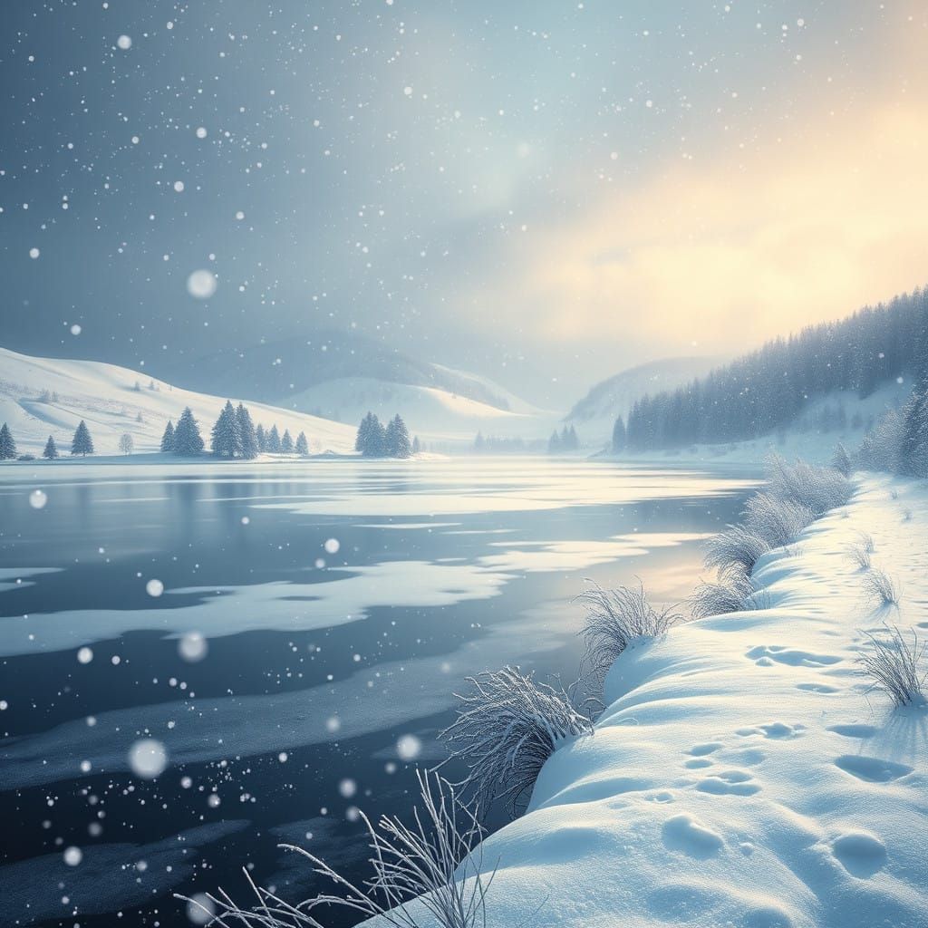 Winter Serenity in Frozen Paradise