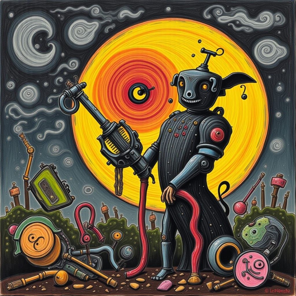 Ethereal Ballet Dancers in Cryogenic Landscape