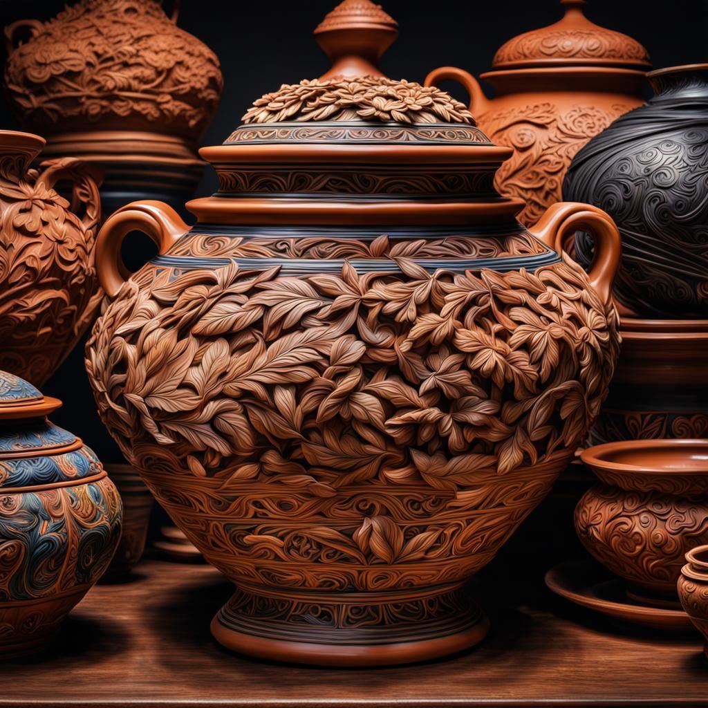 Hyperrealistic Clay Pottery Inspired by Jeff Koons