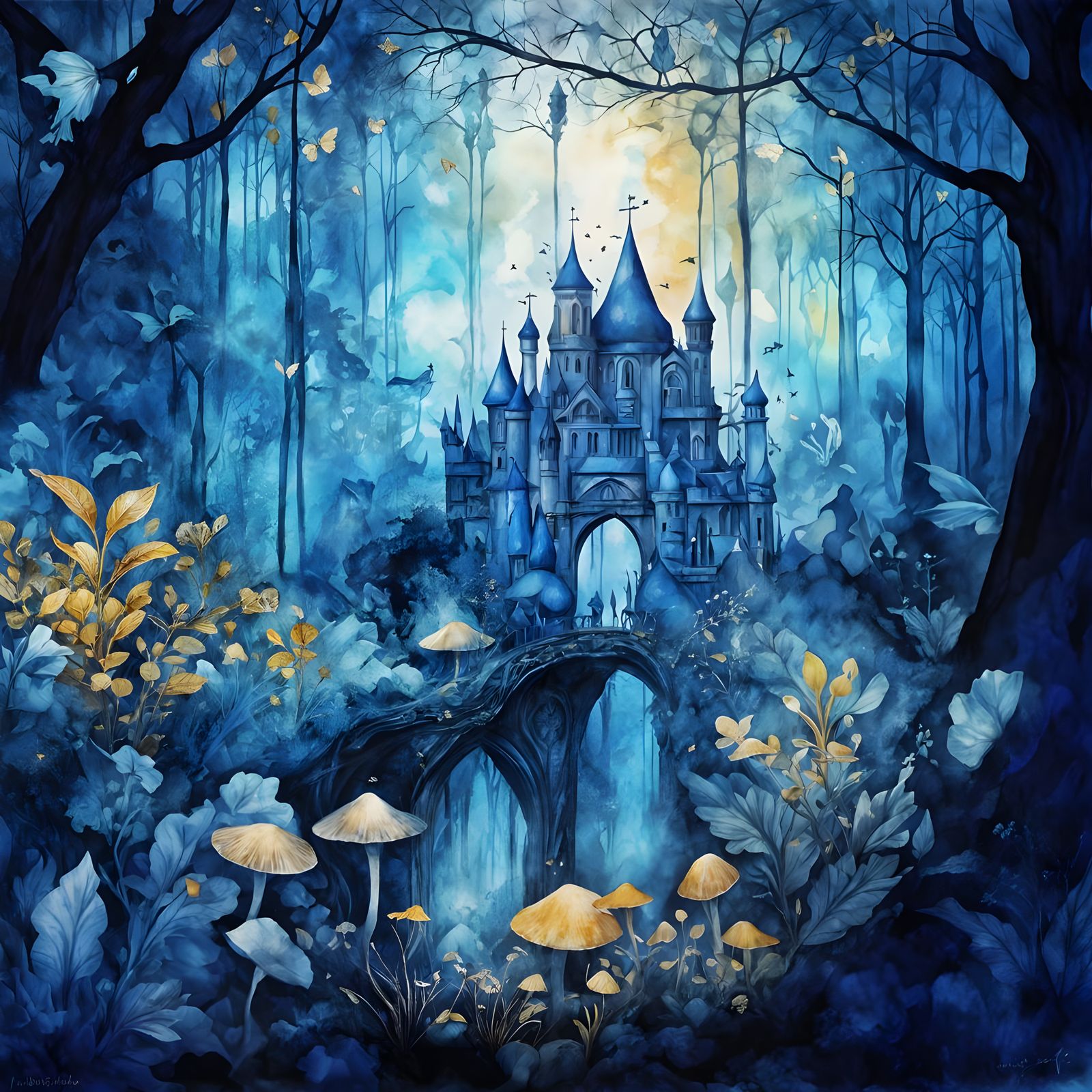 Blue Fairy Tale Kingdom