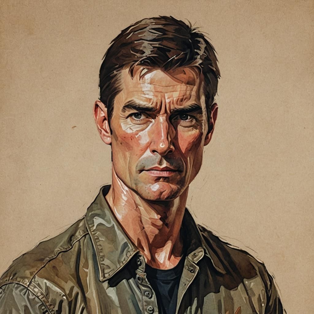 Jack Reacher Self Portrait as Described in Books