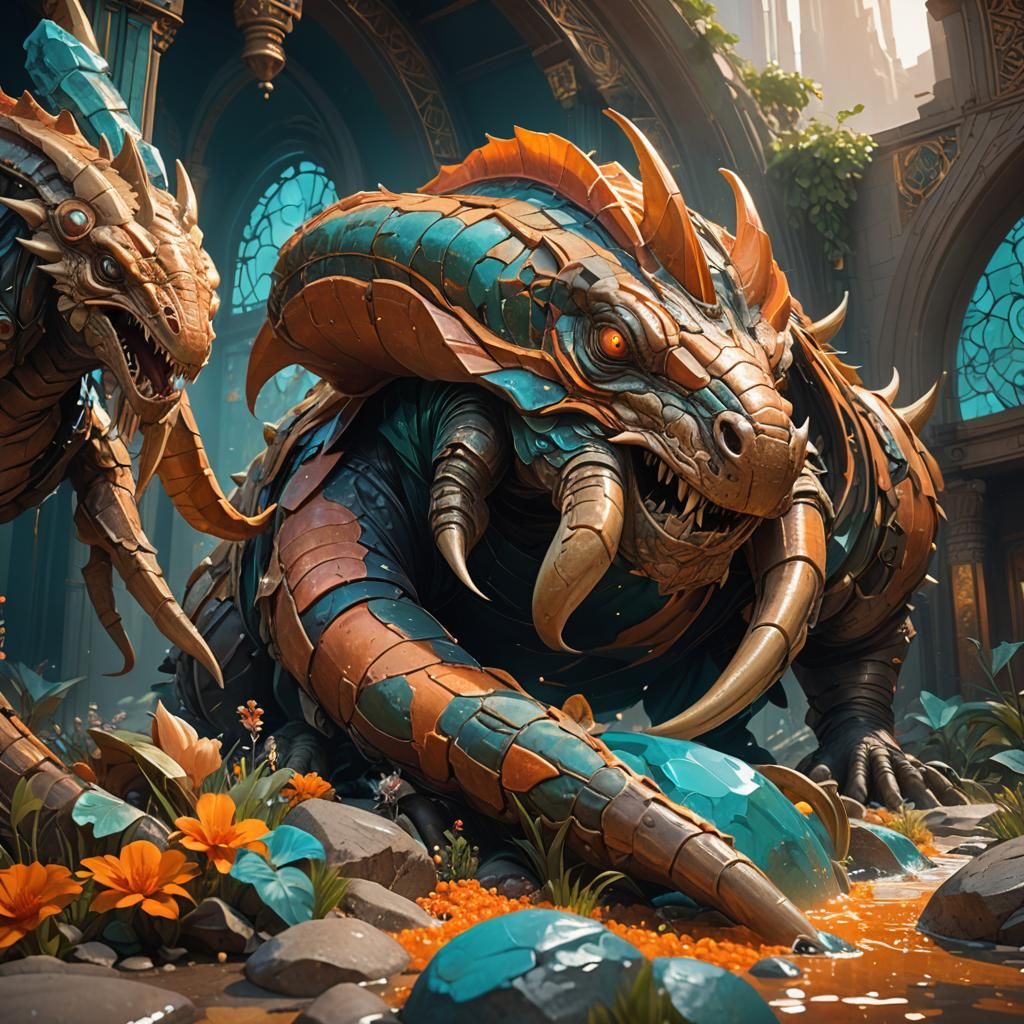 Hyperdetailed Graboid Concept Art in 8k Resolution