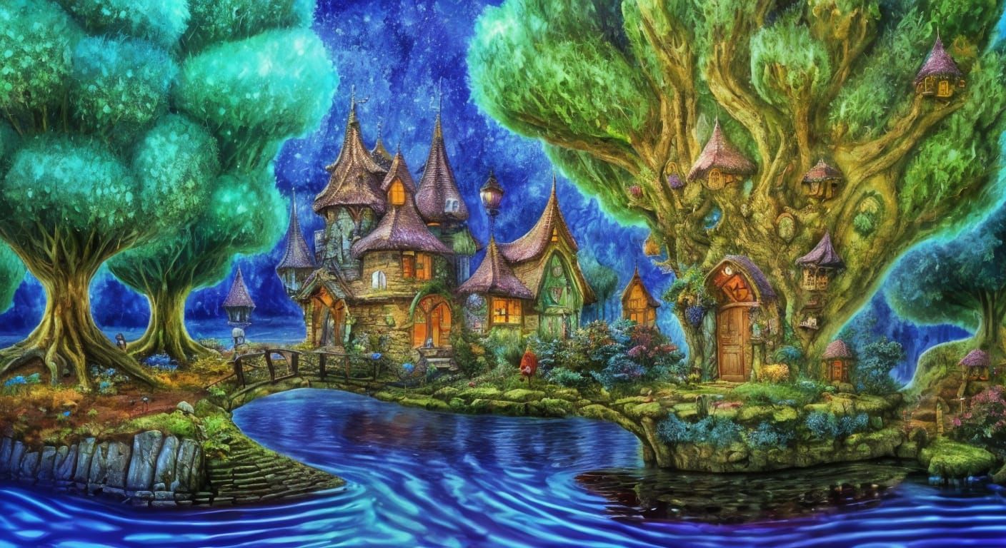 Faerie Village Treehouses: A Fantasy Masterpiece