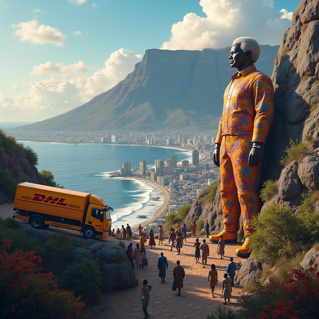 South African Sci-Fi Landscape Painting in Unreal Engine