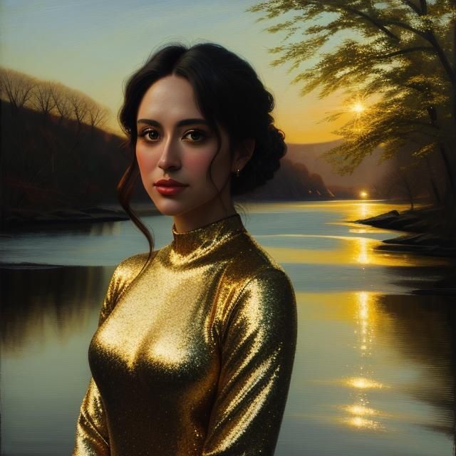 Hudson River School Hypermodernism in Acrylic Art