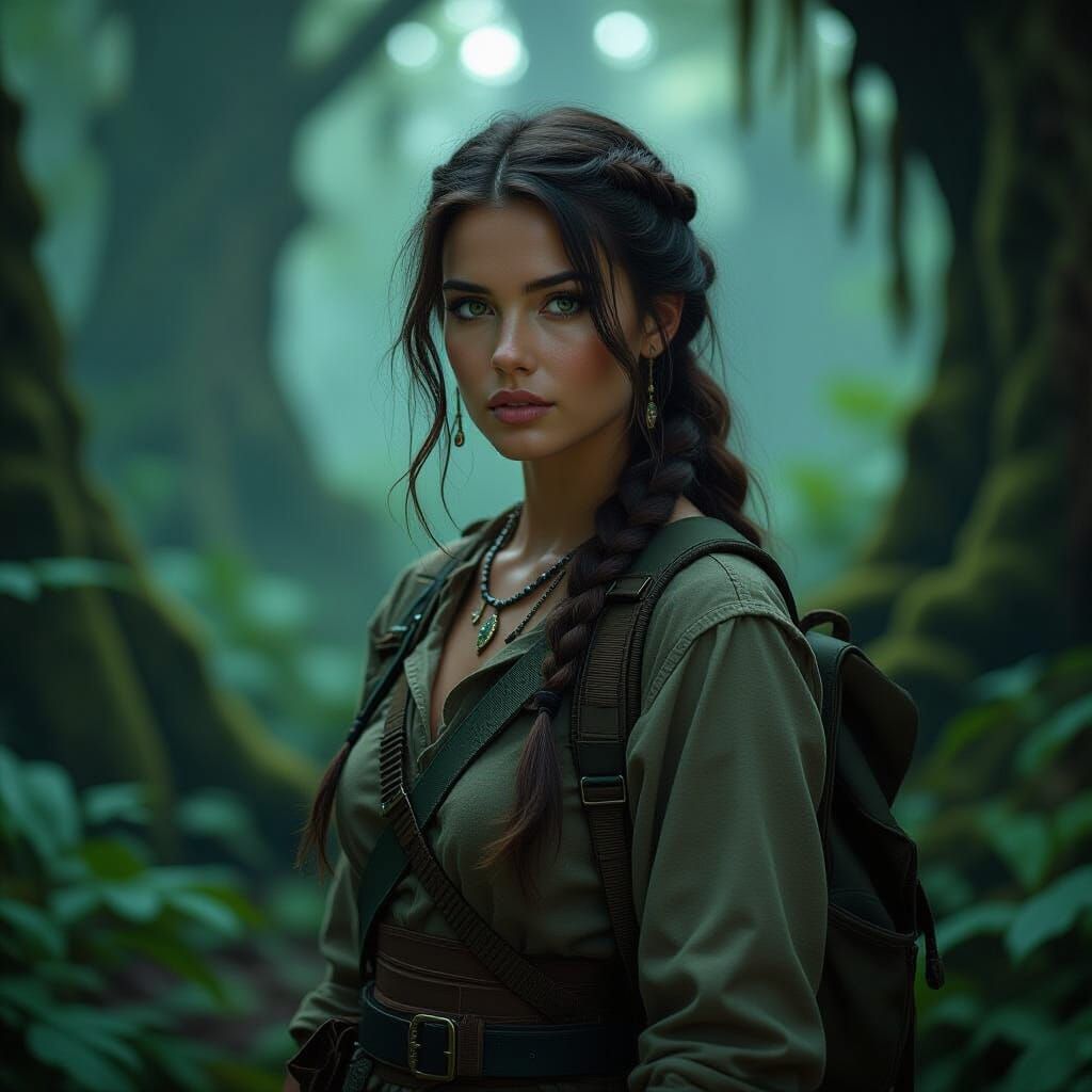 Mystical Forest: A Hyperrealistic Wild Spirit