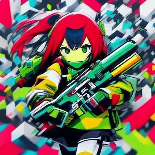 Epic Anime Battle Scene