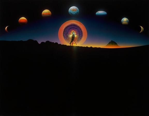 Barsoom: A Martian Sci-Fi Adventure in Ukiyo-e Style